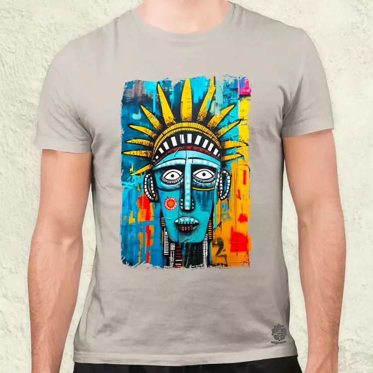 NYC napfelkelte Basquiat graffiti v5 férfi póló