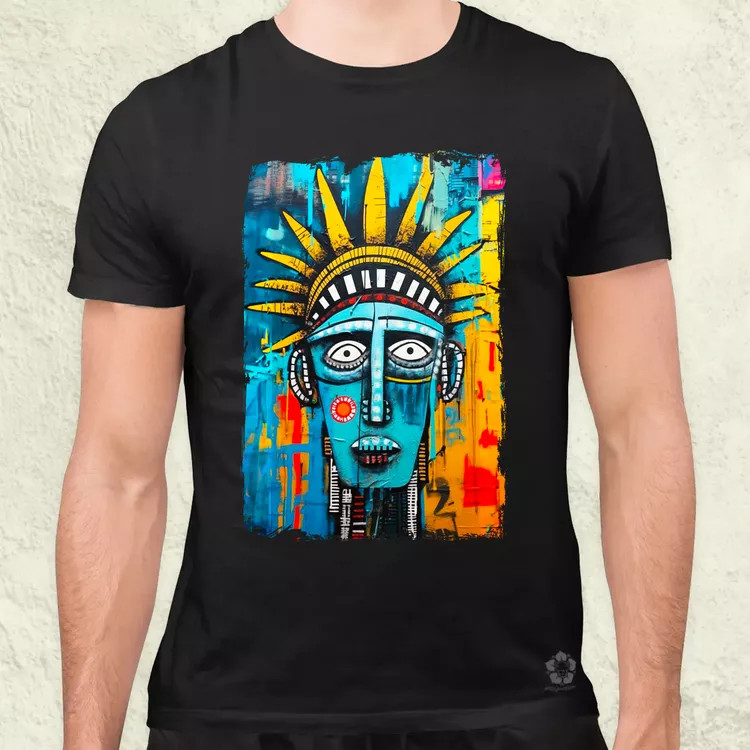 NYC napfelkelte Basquiat graffiti v5 férfi póló