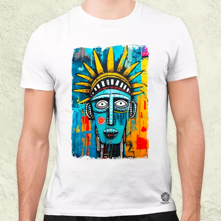 NYC napfelkelte Basquiat graffiti v5 férfi póló