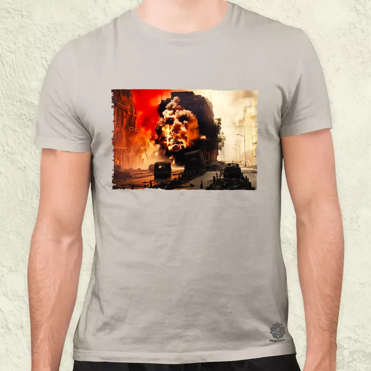 Pareidolia Che Guevara város fantázia v1 férfi póló