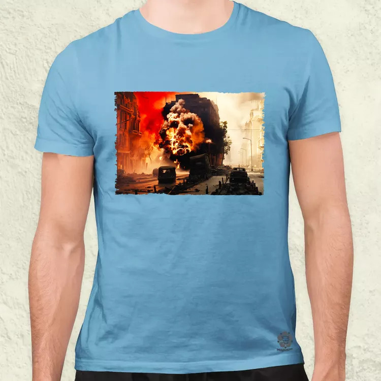 Pareidolia Che Guevara város fantázia v1 férfi póló