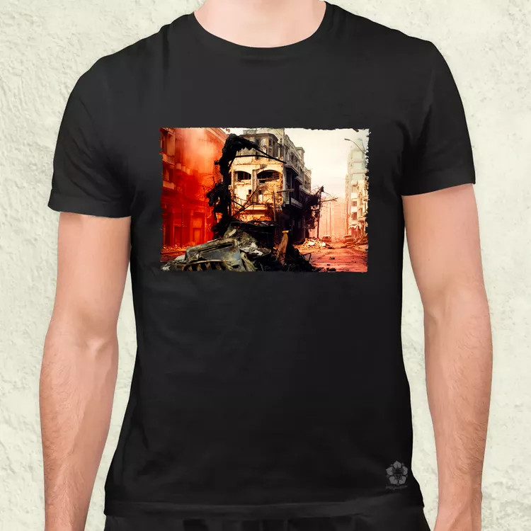 Pareidolia Che Guevara város fantázia v5 férfi póló