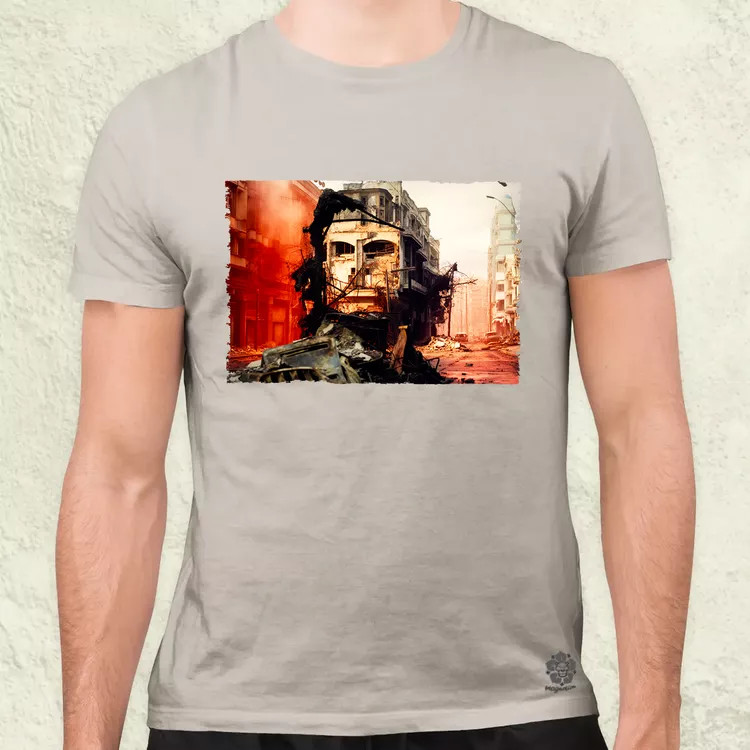 Pareidolia Che Guevara város fantázia v5 férfi póló