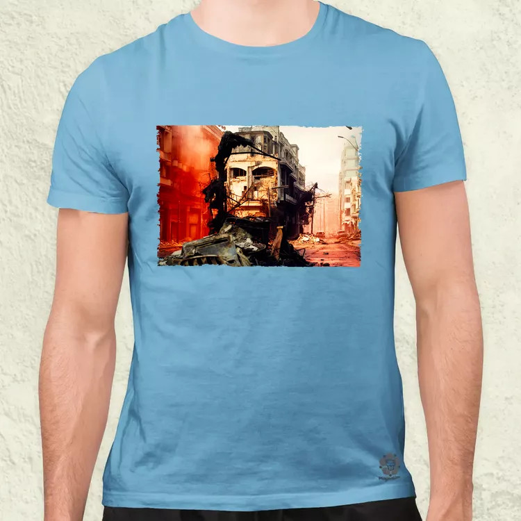 Pareidolia Che Guevara város fantázia v5 férfi póló