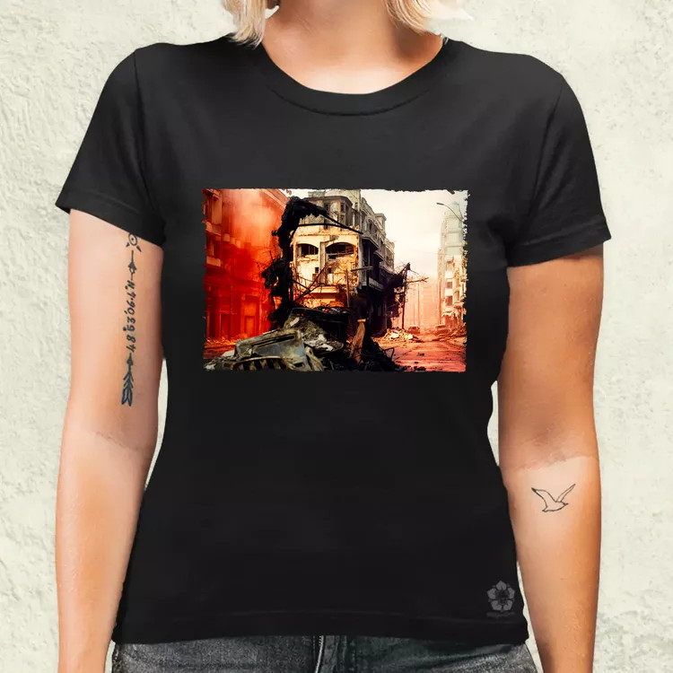 Pareidolia Che Guevara város fantázia v5 női póló