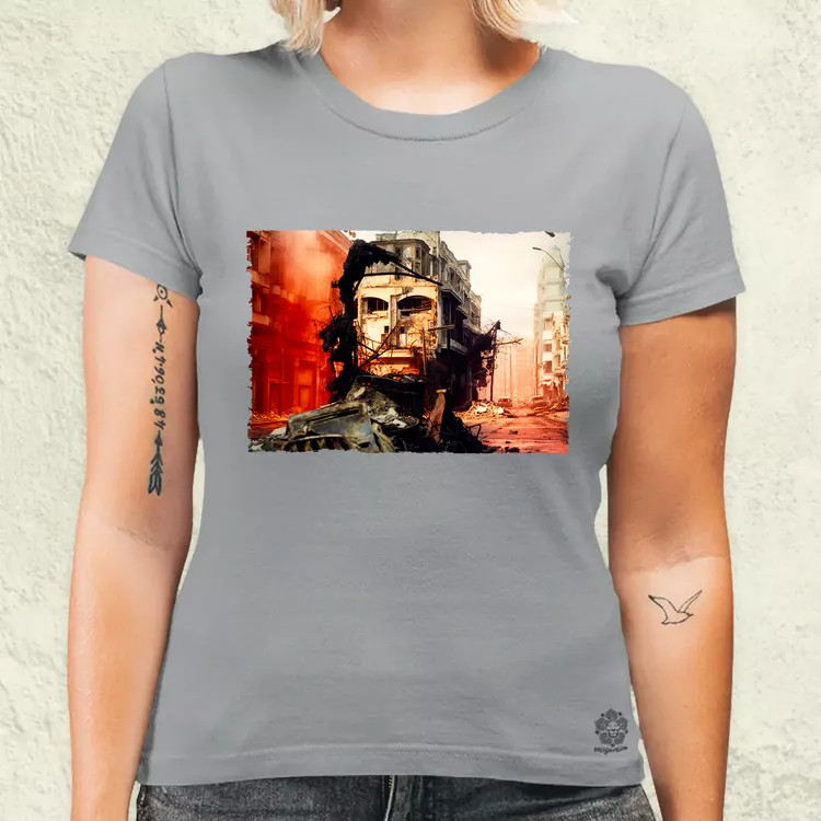Pareidolia Che Guevara város fantázia v5 női póló