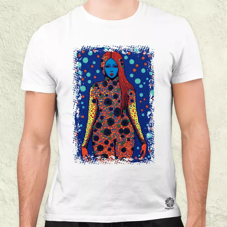 Pointillizmus előtted férfi póló