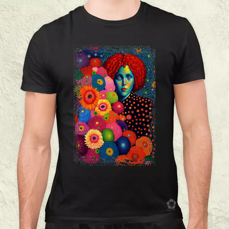 Pointillizmus figyelés férfi póló