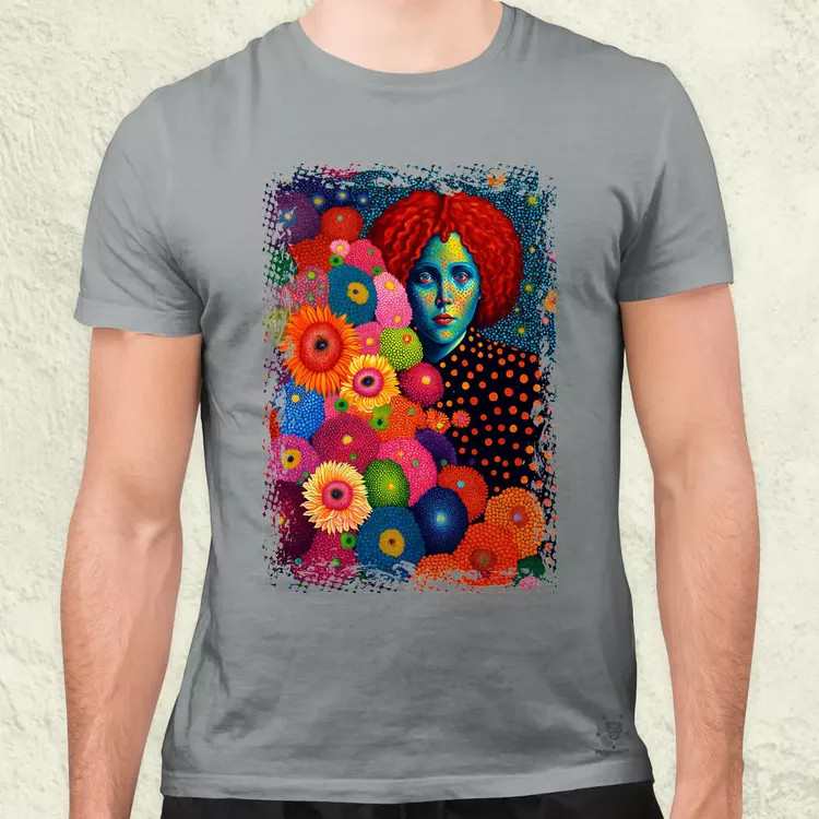 Pointillizmus figyelés férfi póló
