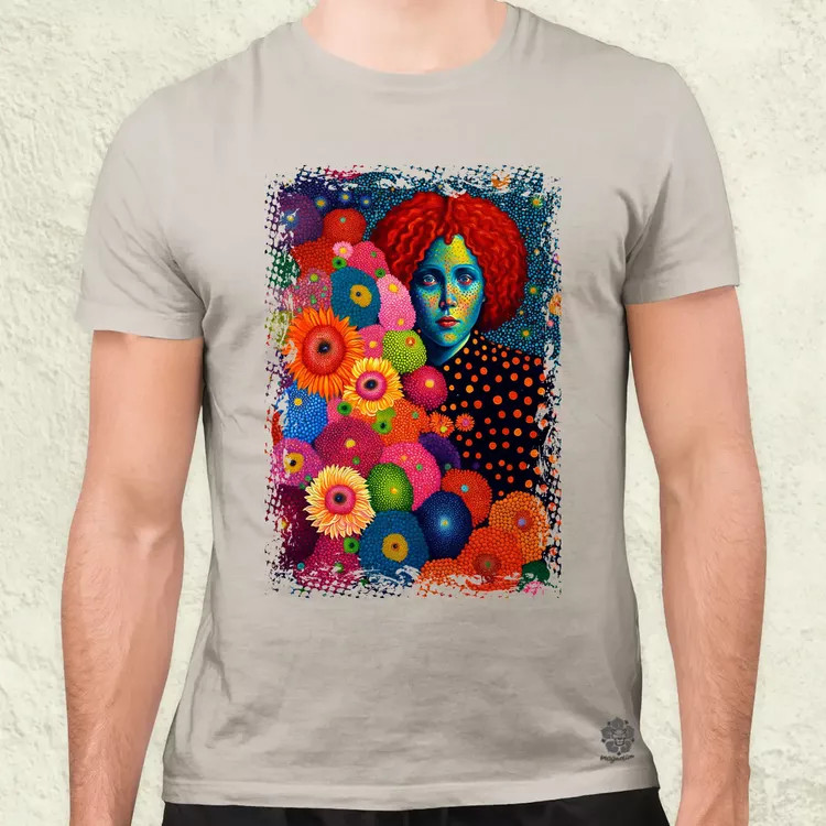 Pointillizmus figyelés férfi póló
