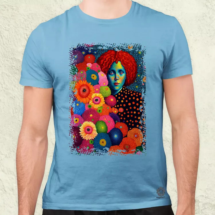 Pointillizmus figyelés férfi póló