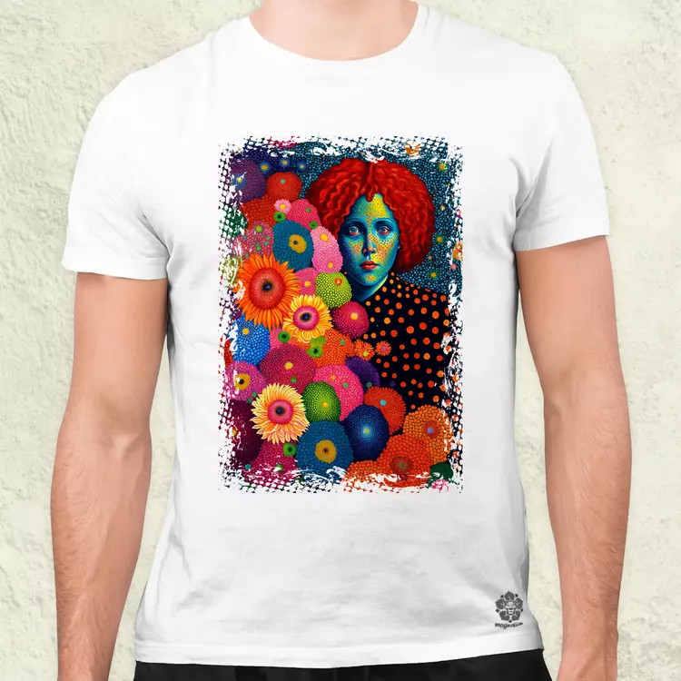 Pointillizmus figyelés férfi póló