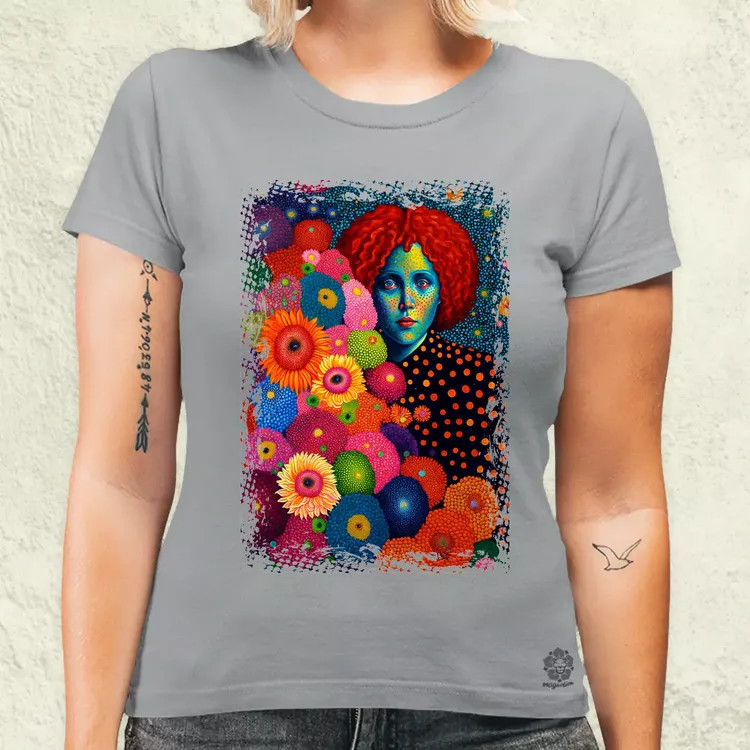 Pointillizmus figyelés női póló