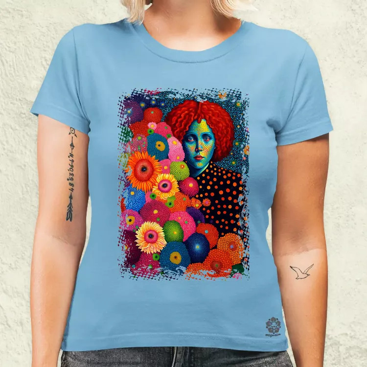 Pointillizmus figyelés női póló