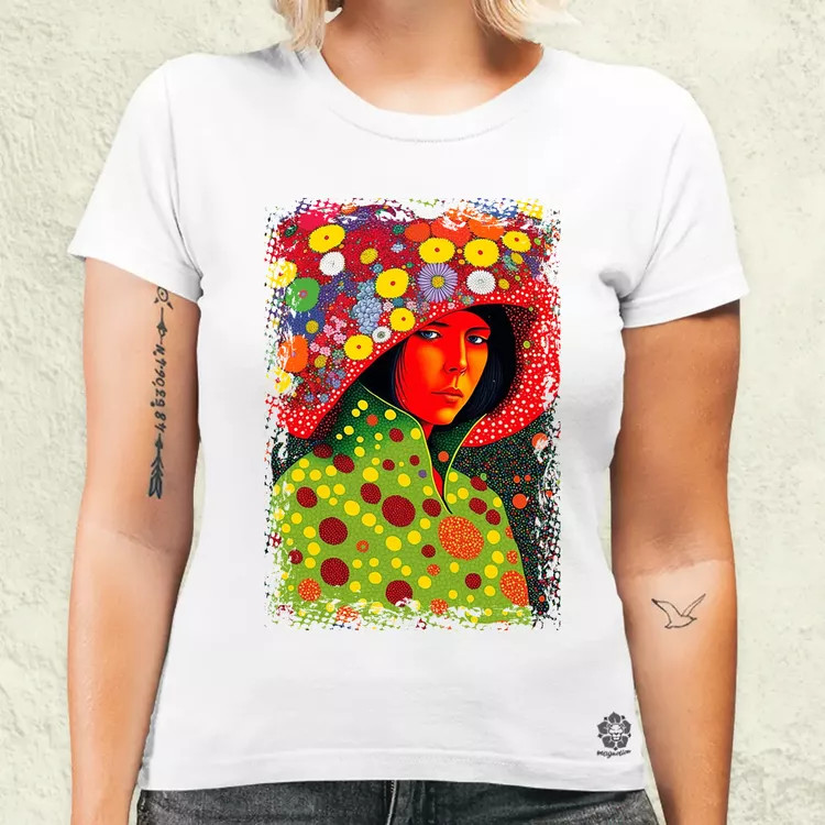 Pointillizmus kérdés női póló