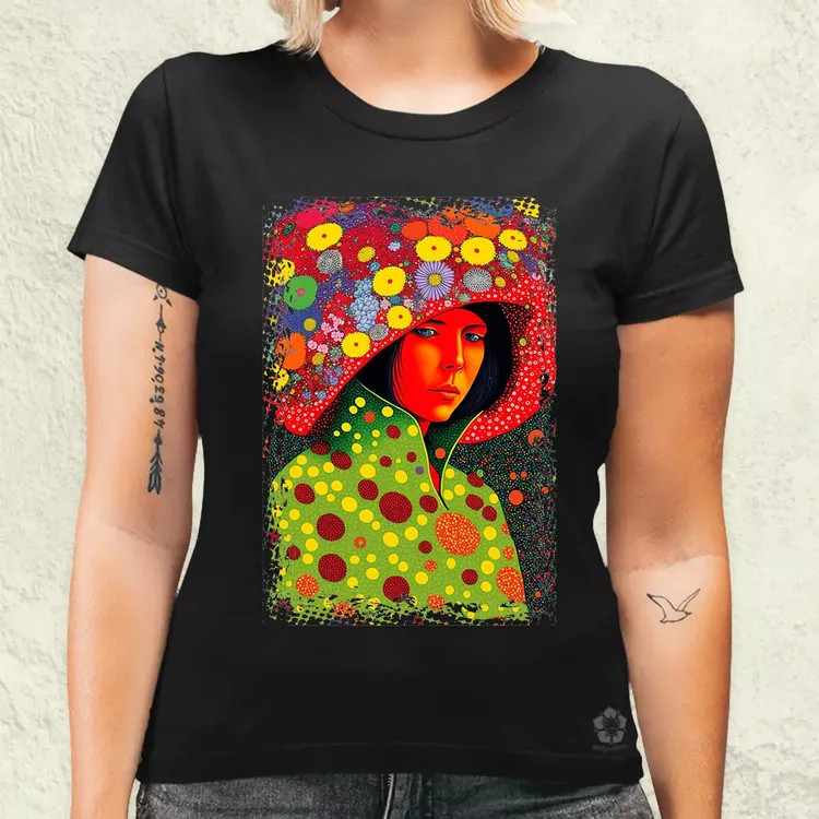 Pointillizmus kérdés női póló