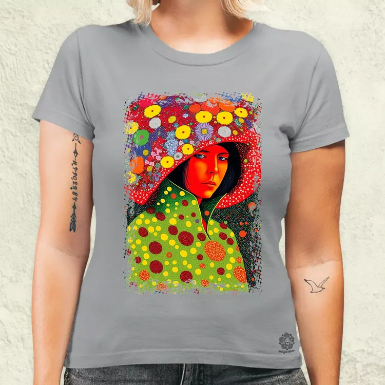 Pointillizmus kérdés női póló