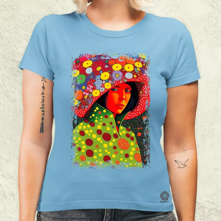 Pointillizmus kérdés női póló