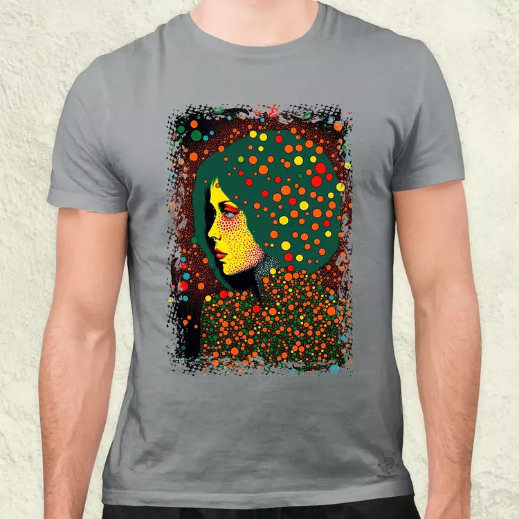 Pointillizmus válasz férfi póló