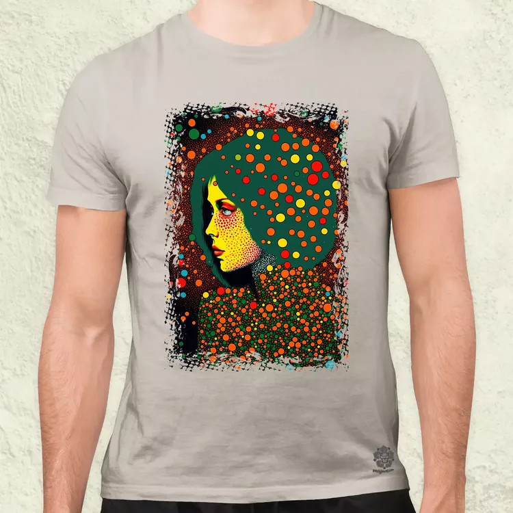 Pointillizmus válasz férfi póló