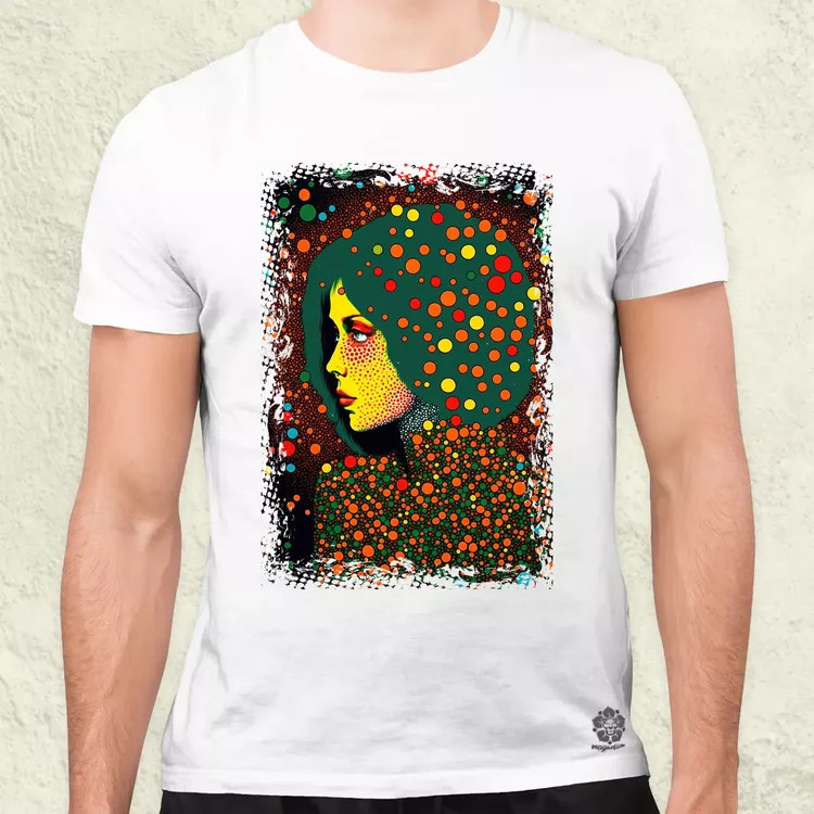 Pointillizmus válasz férfi póló
