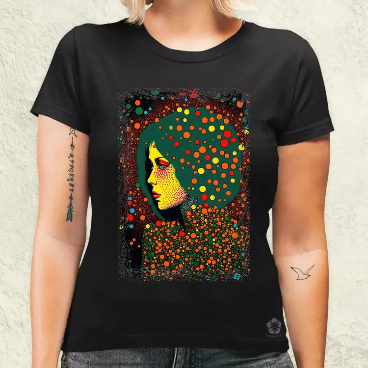 Pointillizmus válasz női póló