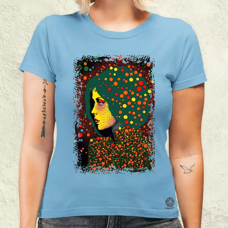 Pointillizmus válasz női póló