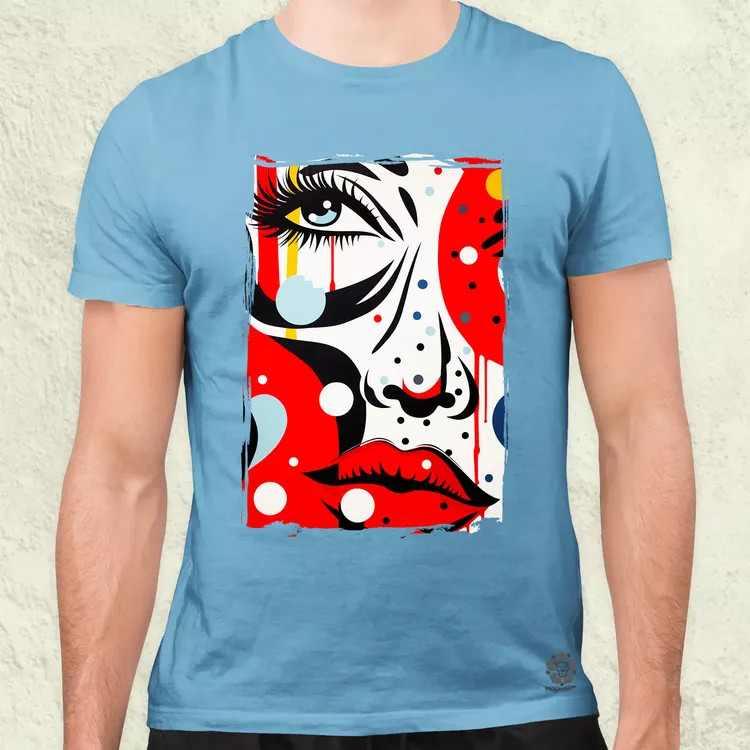 Pop art arc v2 férfi póló