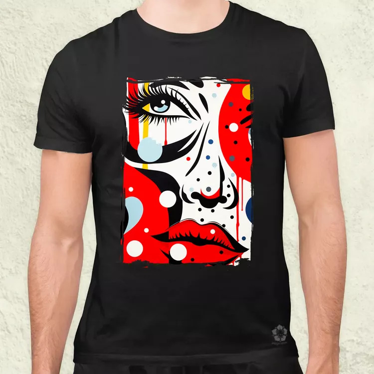 Pop art arc v2 férfi póló