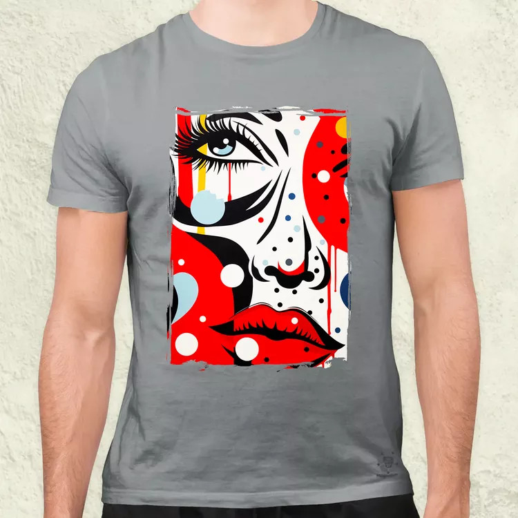 Pop art arc v2 férfi póló