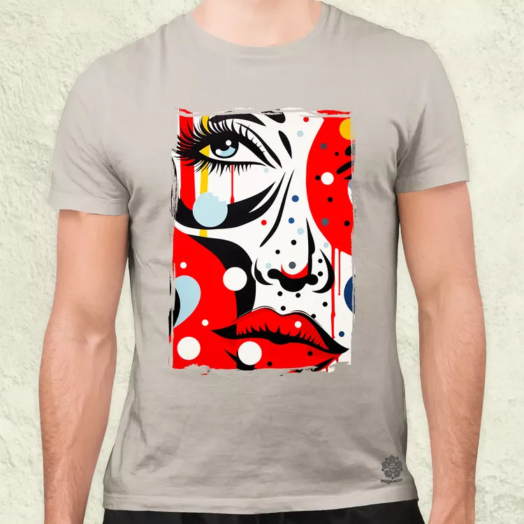 Pop art arc v2 férfi póló