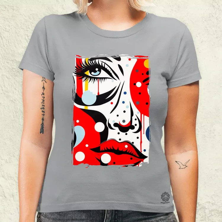 Pop art arc v2 női póló