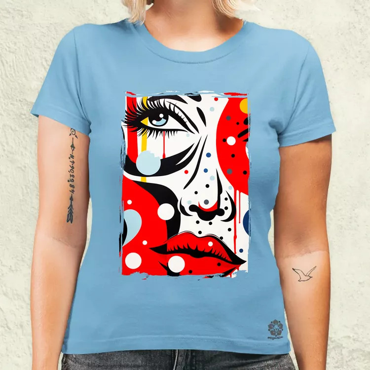 Pop art arc v2 női póló