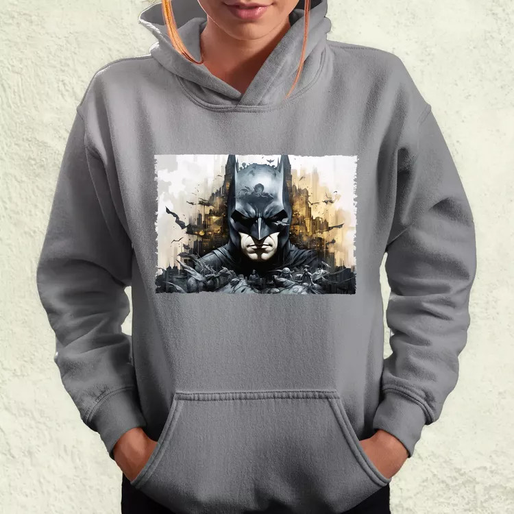 Pareidolia Batman város fantázia v6 női pulóver