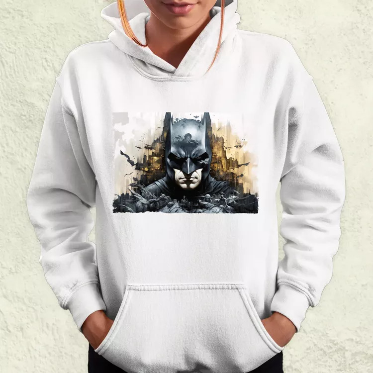Pareidolia Batman város fantázia v6 női pulóver