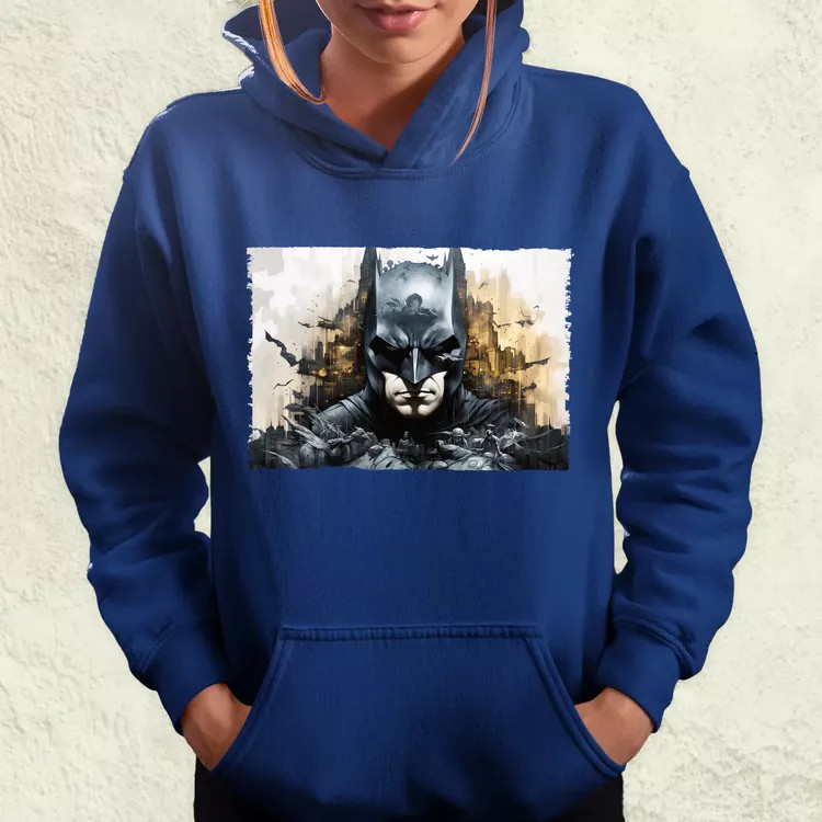 Pareidolia Batman város fantázia v6 női pulóver