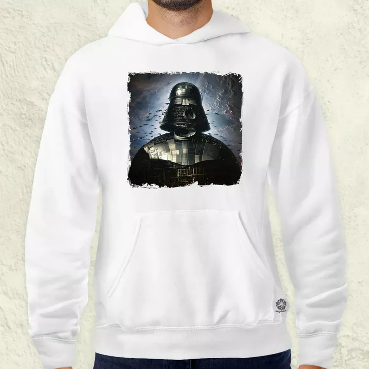 Pareidolia Darth Vader Halálcsillag fantázia v1 férfi pulóver