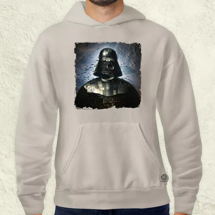 Pareidolia Darth Vader Halálcsillag fantázia v1 férfi pulóver