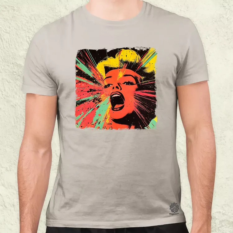 Pop art Marilyn Monroe v5 férfi póló