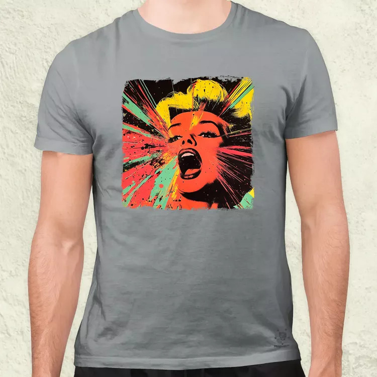 Pop art Marilyn Monroe v5 férfi póló