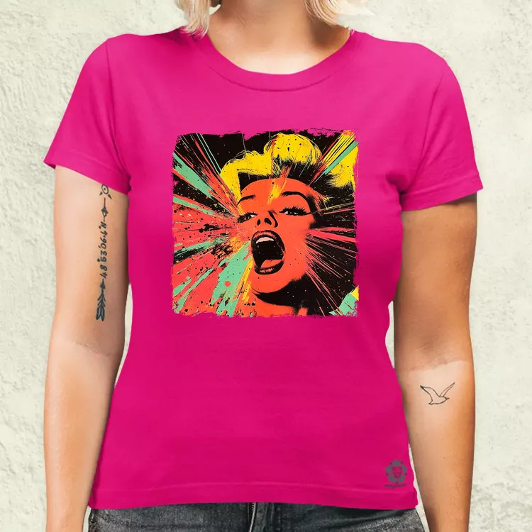 Pop art Marilyn Monroe v5 női póló