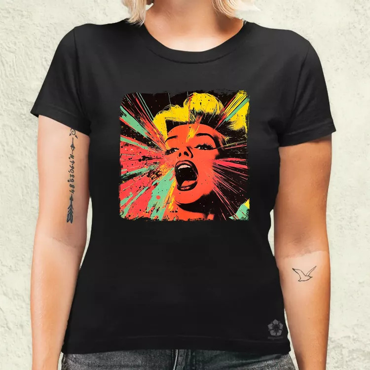 Pop art Marilyn Monroe v5 női póló
