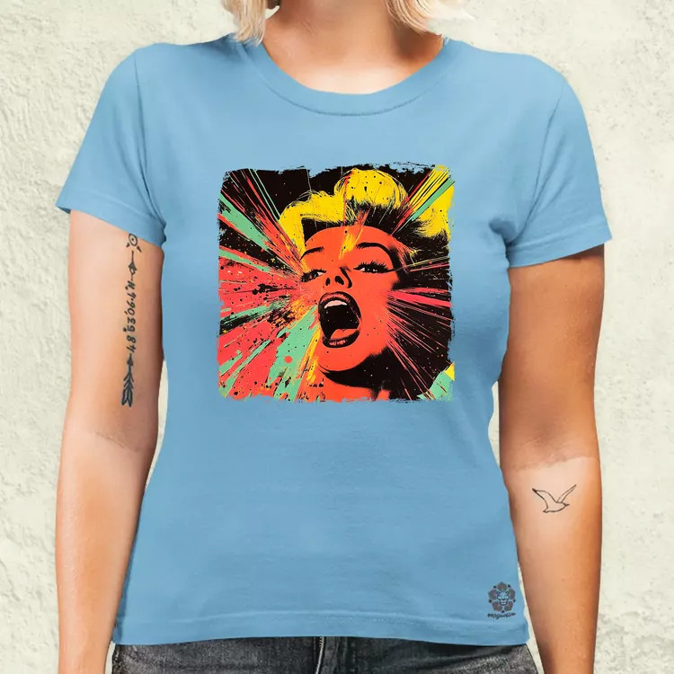 Pop art Marilyn Monroe v5 női póló