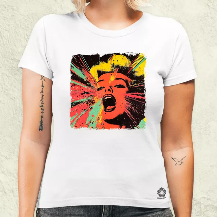 Pop art Marilyn Monroe v5 női póló