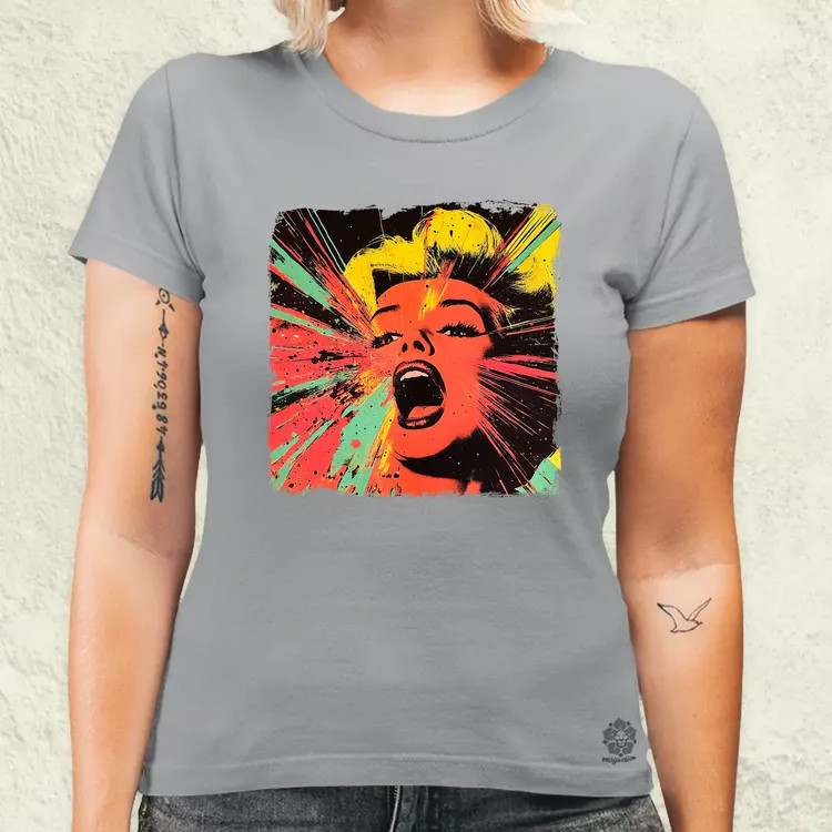 Pop art Marilyn Monroe v5 női póló