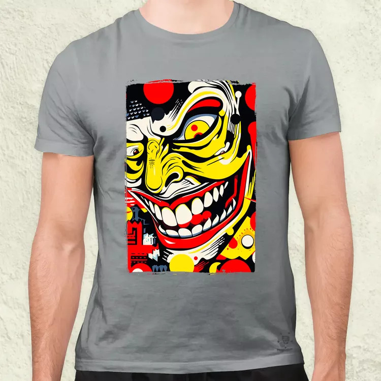 Pop art maszk v1 férfi póló