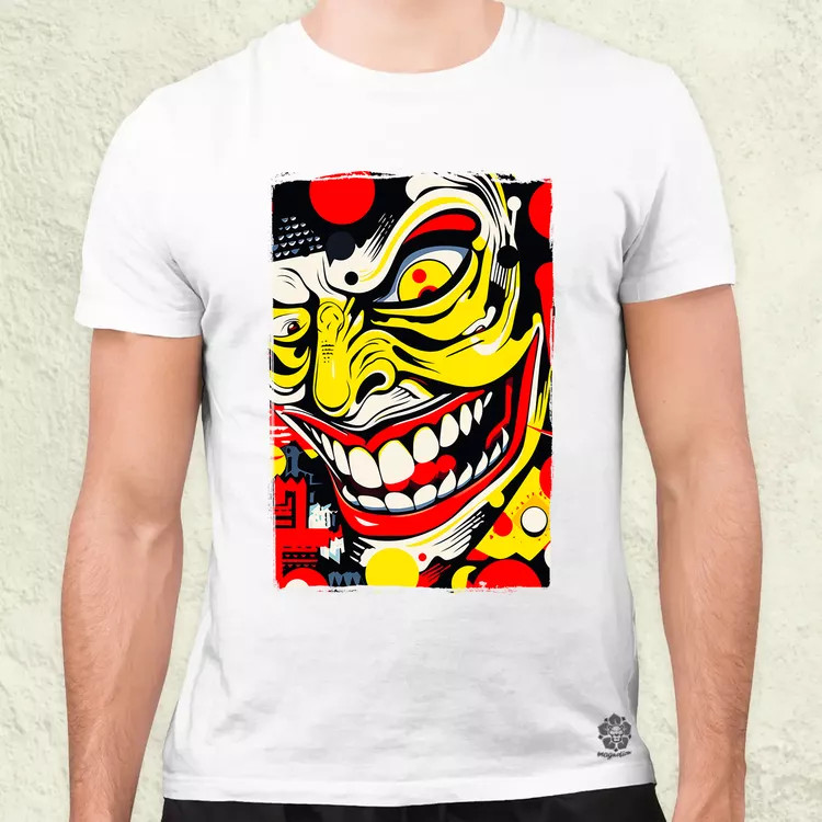 Pop art maszk v1 férfi póló