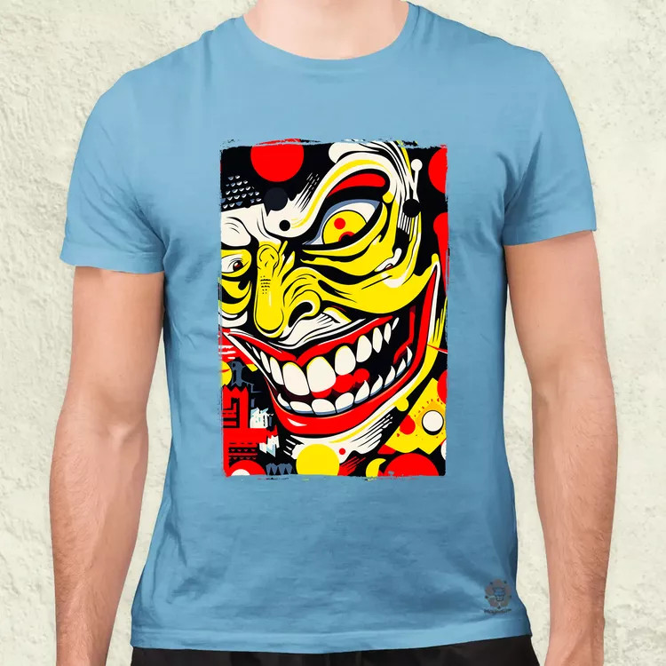 Pop art maszk v1 férfi póló