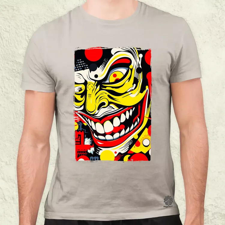 Pop art maszk v1 férfi póló