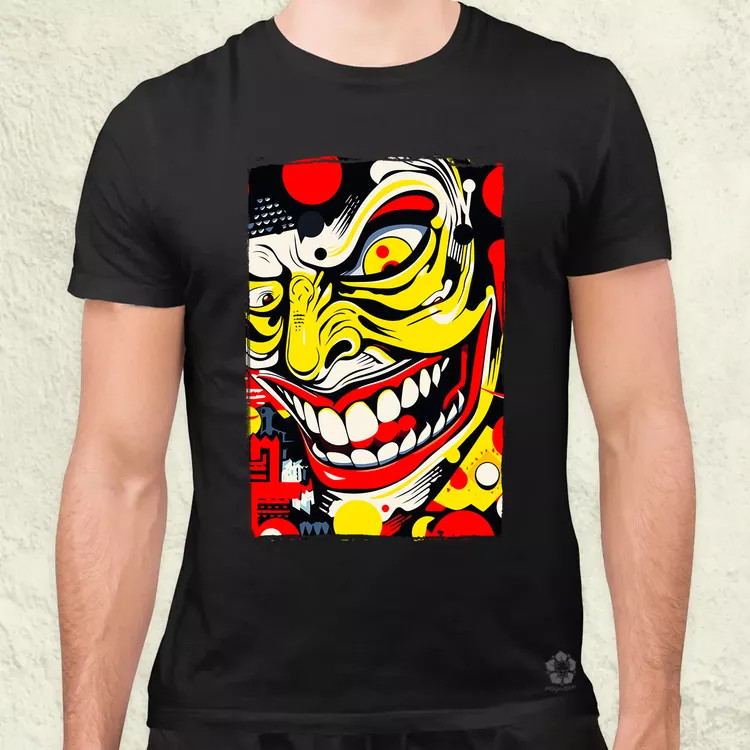 Pop art maszk v1 férfi póló